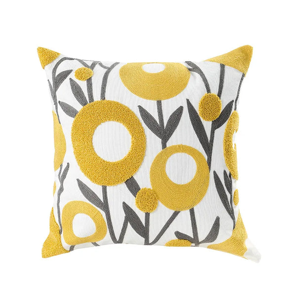 Housse de coussin bohème en toile, serviette brodée, taie d'oreiller, décoration de maison, canapé, Cojines, fournitures de bureau, 45x45