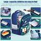 Sac d'école primaire ergonomique pour garçons et filles, cartable pour enfants, SR