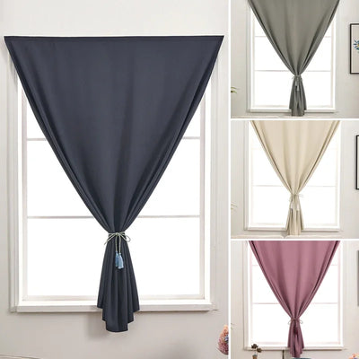 Rideaux d'ombrage pratiques sans perçage, Options de couleurs multiples, décoration de salon, chambre à coucher, porte de fenêtre, installation facile, stores