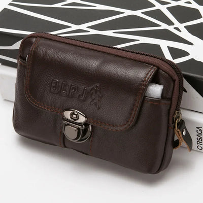 Sac de ceinture en cuir Fanny Pack portefeuille taille ceinture pochette Fannypack décontracté téléphone portable sacs mobiles porte-monnaie haute qualité sac à main