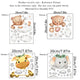 Autocollants muraux décoratifs pour chambre d'enfant : girafe, ours, éléphant, étoile – Décoration autocollante pour la maison, papier peint décoratif pour bébé