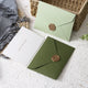 20 pcs/lot 16x12 cm enveloppe pour Invitations cartes postales boîte-cadeau Message 300g papier vert mariage affaires sac de rangement fournitures