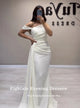 EPackage-Robe de Soirée Élégante en Forme de Sirène Arabe, Tenue de Bal Formelle Personnalisée, Perlée avec Perles, pour ixde Mariage