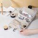 Trousse de toilette suspendue pour voyages d'affaires, trousse de maquillage Portable de grande capacité pour soins de la peau, sac de rangement pliable avec séparation sèche et humide