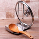 Support mural pour couvercle de Pot, organisateur de cuisine, couvercle de Pot à cinq couches, support multifonctionnel en métal sans rouille, support de rangement pour couvercle de Pot
