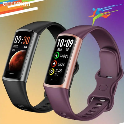 Bracelet de fitness pour femme, montre intelligente étanche pour femme, bracelet de natation, podomètre, tracker de fitness, température Linge, 2024