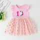 Robe tutu de princesse rose pour petite fille, chemise d'anniversaire, tenue de fête d'anniversaire pour bébé, enfant en bas âge, 1 à 4 ans, Nairobi Orn