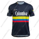 2025 Colombie équipe t-shirt unisexe BMX maillot de cyclisme fédération colombie vtt GYM extérieur Tech chemise hauts d'entraînement maillot de Fitness