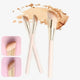 Brosse à fond de teint, tête Oblique, correcteur, crème liquide pour le visage, poudre, pinceaux de maquillage, outil de beauté pour Contour du visage, 1/2 pièces