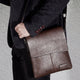 Sac à Main Vintage en Cuir PU pour Homme, Sacoche à Bandoulière Décontractée, Livraison Gratuite