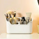 Organisateur de cosmétiques mat, salle de bains, chambre à coucher, rangement de bureau pour maquillage, rouge à lèvres, parfum, soins de la peau, boîte de rangement intégrée