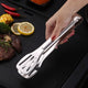 Pinces alimentaires en acier inoxydable 304, ustensiles de cuisine, résistant à la chaleur, pince à pâtisserie pour salade BBQ, outils de cuisine pour Desserts Buffet Barbecue