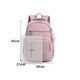 Sac à Dos d'École en Nylon avec Pendentif pour Fille, Cartable de Voyage, Multi-Poches, Imperméable, Décontracté, Style Simple, pour Adolescent
