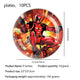 Décoration de fête d'anniversaire Deadpool pour enfants, fournitures de fête, sourire, héros, britannique, nappe, assiette, tasse, décoration de gâteau, faveurs pour garçons, nouveau