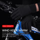 Automne hiver gants de cyclisme en plein air salle de sport Fitness sport course chaud écran tactile gants antidérapants gants de moto hommes noir