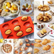 Madeleine Pan antiadhésif Silicone Madeleine moules coquille forme cuisson gâteau moule Pan bricolage ustensiles de cuisson Pan accessoires de cuisine