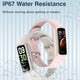 Bracelet de fitness pour femme, montre intelligente étanche pour femme, bracelet de natation, podomètre, tracker de fitness, température Linge, 2024