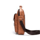 Sac à bandoulière en cuir vintage pour hommes, sac à main pour hommes, marron, noir, sac de messager d'affaires, rabat masculin, lancé, été, nouveau, 2024