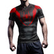 Chemises de Compression pour hommes, T-Shirt de Cosplay araignée de bande dessinée à manches courtes, haut de super-héros élastique, vêtements de sport de Fitness, vêtements d'halloween