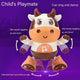 Jouets musicaux en forme de vache pour bébé, avec musique et lumières LED, pour enfant de 6 à 12 mois et 18 mois
