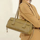 2025 nouveau sac à bandoulière en cuir véritable pour femmes grande capacité peau de vache sac à main de luxe longue bande vin rouge Baguette sac femme