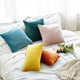 Housse de coussin en velours uni Ultra doux, 30x50cm, décoration de maison, confortable, taie d'oreiller nordique Funda Cojin