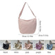 Sacs à bandoulière de grande capacité de couleur unie, sacs portables pour femmes et filles, sacoches simples, sacs en Nylon, fourre-tout