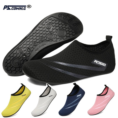Chaussures de plongée femmes Aqua chaussures hommes plage natation Sport nautique chaussettes pieds nus Sneaker Fitness danse natation surf plongée en apnée chaussure