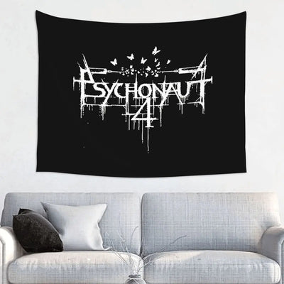 Ta onsom4-Tapisserie en polyester avec logo, Hiphelicopter, Face Rock, Death Metal, Décor de chambre, Polymères de plage, Mandala