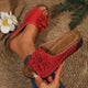 Femmes sandales d'été chaussures légères antidérapantes pour femmes Sexy respirant sans lacet classiques chaussures compensées femmes sandales femme