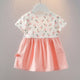 Robe d'été à col beurre pour bébés filles, costume de princesse, tenue de fête d'anniversaire et de mariage, vêtements adorables pour enfants, A1087