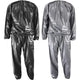 PVC hommes femme Sauna costume exercice perte de poids exercice minceur gymnase Fitness entraînement antirip imperméable sport sueur Sauna costume