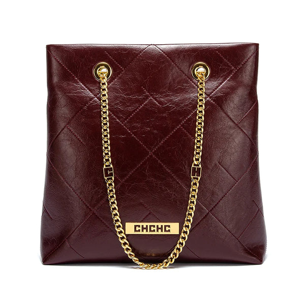 CHCH sac fourre-tout pour femme 2025 nouveau sac à chaîne de haute qualité sac à bandoulière pour femme banlieue d'affaires