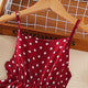 Robe de princesse d'été pour enfants de 4 à 12 ans, robe de gâteau à pois pour filles, robes formelles d'anniversaire, fête d'anniversaire, vacances à la plage