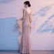 DongCMY-Robe de soirée à sequins pour femme, tenue de soirée élégante et formelle, style sirène, maxi batterie, de luxe
