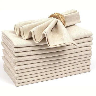 Serviettes de nappe, tampons épais en Polyester durables, cuisine réutilisable, salle à manger, décorations de vacances