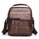 Sac à bandoulière en cuir vintage pour hommes, sac à main pour hommes, marron, noir, sac de messager d'affaires, rabat masculin, lancé, été, nouveau, 2024