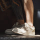 Maden Patchwork été maille respirant blanc baskets hommes semelle épaisse bas chaussures décontractées à lacets bout rond chaussures de rue