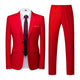 (Blazer + pantalon) hommes Banquet marié costume de mariage 2 pièces mâle formel affaires Social bal fête couleur Pure smoking robe ensemble